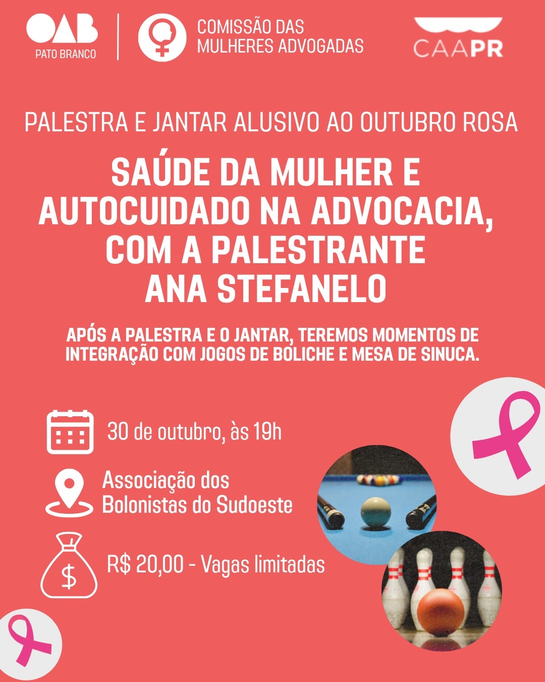 Outubro Rosa – Campanha Pela Vida Delas